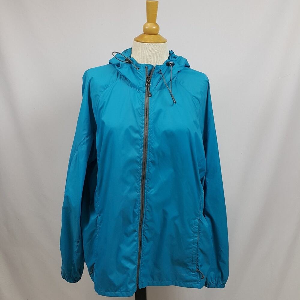 Eddie Bauer Women's‎ Microlight Down Packable Jacket turquois sz XL